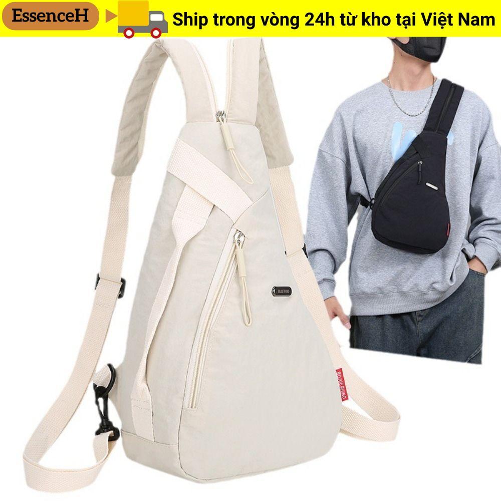 Túi đeo ngực ESSENCEH, Túi đeo chéo điện thoại hình giọt nước, Túi đeo vai thể thao Nylon đa năng dành cho nam giới
