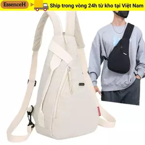 Túi đeo ngực ESSENCEH, Túi đeo chéo điện thoại hình giọt nước, Túi đeo vai thể thao Nylon đa năng dành cho nam giới