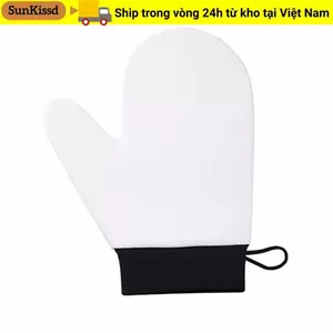 Găng tay tự thuộc da SUNKISSD, Găng tay dưỡng da toàn thân có thể giặt khô nhanh, Da hai mặt sáng tạo Găng tay rám nắng tái sử dụng Ứng dụng cơ thể