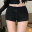 Quần Short Eo Thấp Nữ Mùa Hè Chắc Chắn Quần Dây Rút Quần Legging Mới
