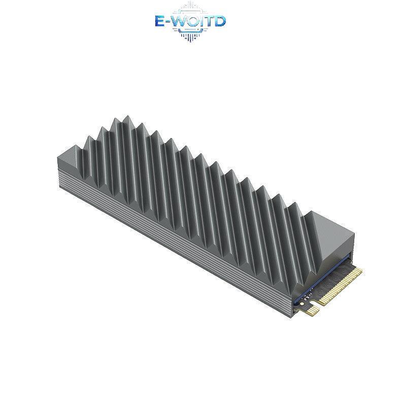 E-WOITD 2280 SSD M2 Tản Nhiệt Nhôm Cho PCIe NVMe Cooler Hiệu Suất Ổn Định Trong Các Ứng Dụng Tải Cao E-WOITD