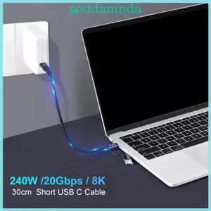 Cáp bện loại C hạng nặng GODD Cáp sạc truyền dữ liệu 20Gbps USB A