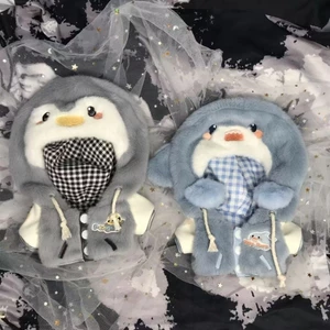 20cm Quần Áo Cho Bé Sang Trọng Chim Cánh Cụt Dễ Thương Cotton Búp Bê Mùa Đông Quần Áo Nhỏ Áo Choàng Búp Bê Trang Điểm Đèn Quần Áo Cho Bé