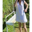 Đầm Suông Sát Nách Cổ V Linen MyaHouse