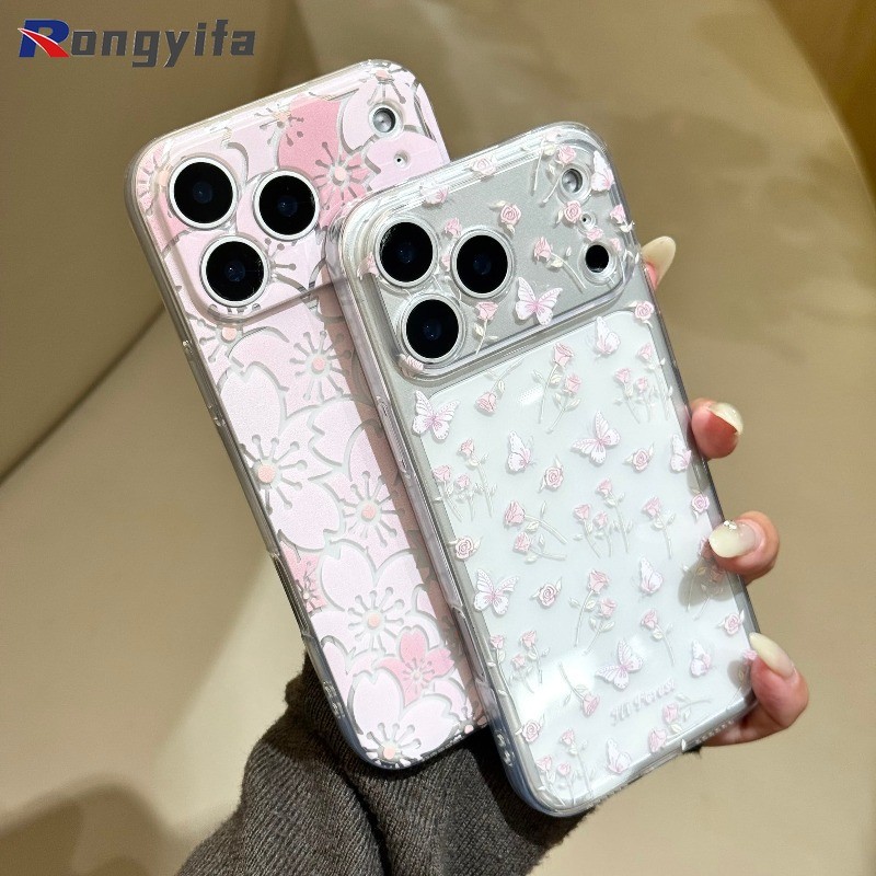 Ốp Điện Thoại Hoa Hoạt Hình Cho Redmi Note 15 14 13 12 Turbo 4 12S 11 10T 10S 9 Pro Max 9T 9S 8T 8 7 6 5 4X Pro Plus 4G 5G Vỏ Hoa Tươi Dễ Thương Trong Suốt Vỏ Mềm