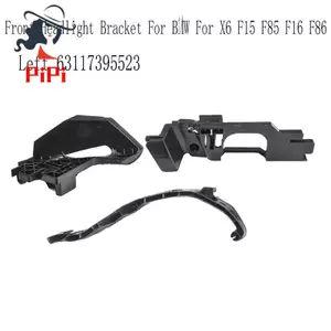 Giá đỡ đèn pha phía trước F16 Giá đỡ đèn pha Giá đỡ đèn pha cho X6 63117395523 63117395524 Bóng đèn pha Giá đỡ trái 63117395523