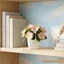 1 Hoa Nhân Tạo Trong Chậu Cube Cảm Ứng Thực Vật Giả Nhỏ Hoa Giả Cho Gia Đình Sắp Xếp Hoa