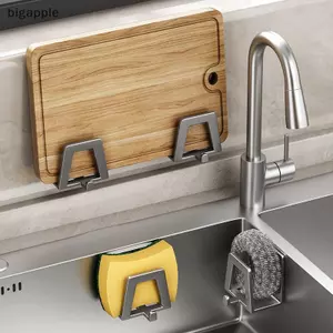 Bigapple Thép Bọt Biển Giá Đỡ Dính Bồn Rửa Ra Nhà Bếp Móc Bảo Quản Người Tổ Chức RDG