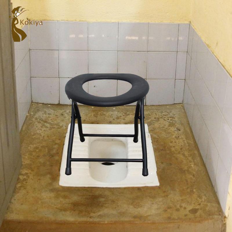 Gấp Cắm Trại Ghế Vệ Sinh Commodes Ghế Vệ Sinh Cho Người Lớn Nhẹ Khẩn Cấp Người Khuyết Tật Ghế Tắm Thoải Mái Ghế Vệ Sinh Ghế Ngồi