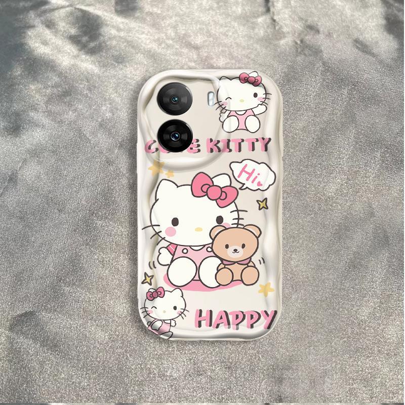 Thích hợp cho OPPO A57 4G A77 4G A77S 4G 3D Girls Soft TPU Kitty Rilakkuma Ốp điện thoại chống sốc