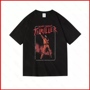 YB1 Michael Jackson Unisex Xu hướng thời trang mùa hè Áo thun người hâm mộ quà tặng Áo ngắn tay BY1