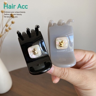 Nhãn Vàng Chó Con Cao Đuôi Ngựa Kẹp Cố Định Tiện Dụng Cụ Nữ Phong Cách Mới Cao Cấp Cá Mập Kẹp Tất Cả Trận Đấu Kẹp Tóc Phụ Kiện Tóc