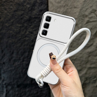 Ốp lưng PBZZ cho vivo v40 v50 v60 lite Y19S y29s y29t y04 Y04S Y21D Y31 5G Y29 4g Vỏ điện thoại Vỏ mềm thiết kế mới thẩm mỹ có dây buộc cho bé gái từ tính TBDTBS1