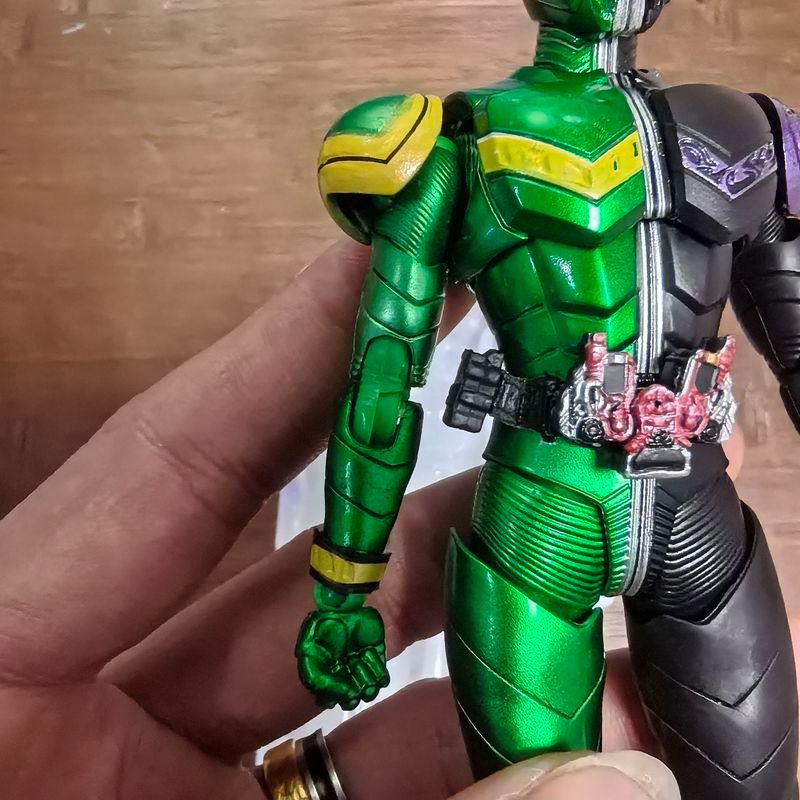 Phong Cách Mới SHF Kamen Rider Xương Thật Khắc W Shippuden Ace Fengdu Thám Tử Fangs Ace ko Kỷ Niệm Phiên Bản Hình