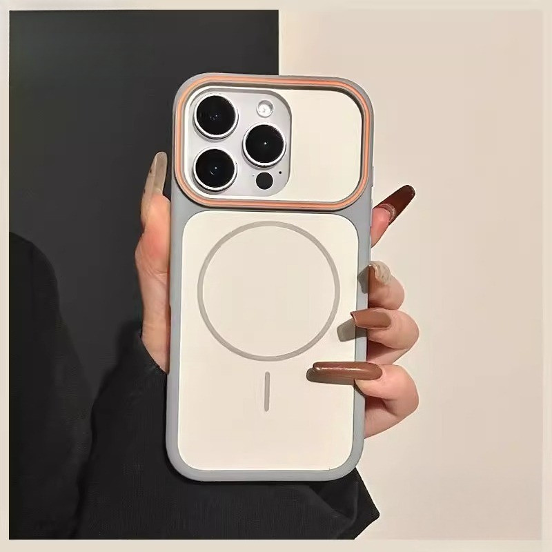 Ốp Lưng iPhone Nhám Từ Tính Viền Camera Nâng Cấp iPhone 17 ProMax Cao Cấp - iP 12/13/14/15/16/17/Pro/Max