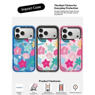 CASECASE X Nhiều Màu Sắc Hoa Sao Biển Đen / Bầu Trời Xanh / Hồng Fizz Kẹo Bộ Sưu Tập Màu Sắc Trong Suốt Cứng Từ Hút Tác Động Cho Apple IPhone 13 14 15 16 17Pro Max Plus Có Hộp
