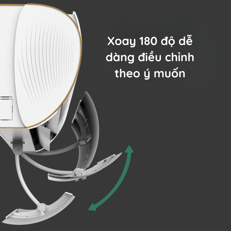 Tấm Chắn Gió Điều Hòa HomeMate Xoay 180 Độ – Tấm Chuyển Hướng Gió Máy Lạnh Treo Tường Chống Thổi Trực Tiếp