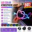 Xe Hình Trái Tim LED Neon Khí Quyển Ánh Sáng Chạy Bằng Năng Lượng Mặt Trời Tam Giác Cửa Sổ Chống Thấm Nước Xung Quanh Đèn Tự Động Trang Trí Nội Thất Phụ Kiện