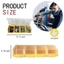 GILL 1 Cái Hộp Bảo Quản, Chất Liệu Nhựa Nhiều Màu Hộp Sắp Xếp Vít, Sắp Xếp 4 Ngăn Nhiều Ngăn Dụng Cụ Bền Đẹp Một Phần Hộp Đựng Các Bộ Phận Nhỏ