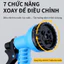 Bộ Vòi Xịt Tăng Áp 7 Chế Độ Tưới Cây, Rửa Xe GADI, Dây Dẫn Lõi Eva Bọc Sợi Pet Chống Phồng Nổ Siêu Bền