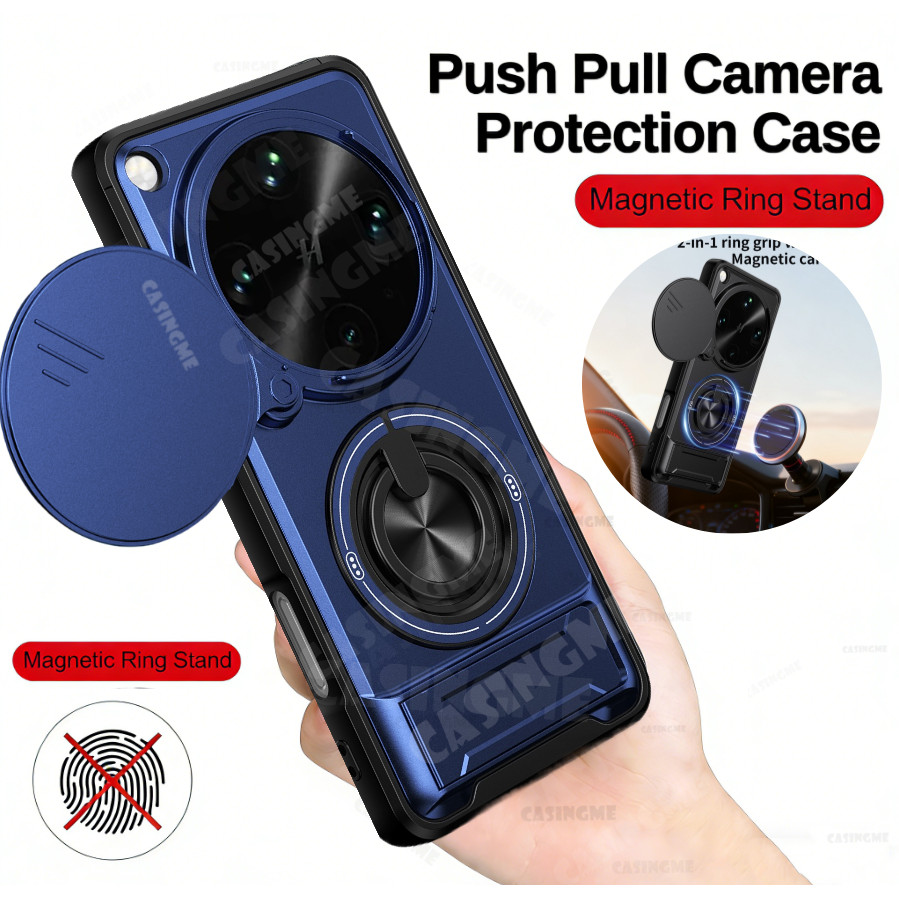 Oppo Find X9 Ultra 2026 Armor Holder Vỏ Điện Thoại Từ Tính Cho Oppo FindX9Ultra FindX9 Find X9s X9 Pro Ultra 5G 4G Vỏ Bảo Vệ Giá Đỡ Mặt Sau
