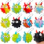 < Pluscloth > Đồ chơi bóng giảm căng thẳng bong bóng Popping Devil Horn có móc khóa – Đồ chơi bật bong bóng giải nén bằng silicon Fidget dành cho trẻ em Người lớn Tiện ích chống căng thẳng di động Đẩy
