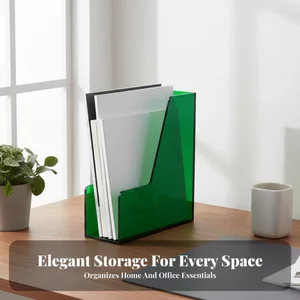 Giá đỡ tài liệu acrylic Thiết kế có thể truy cập Giá đỡ định kỳ acrylic Không lắp ráp
