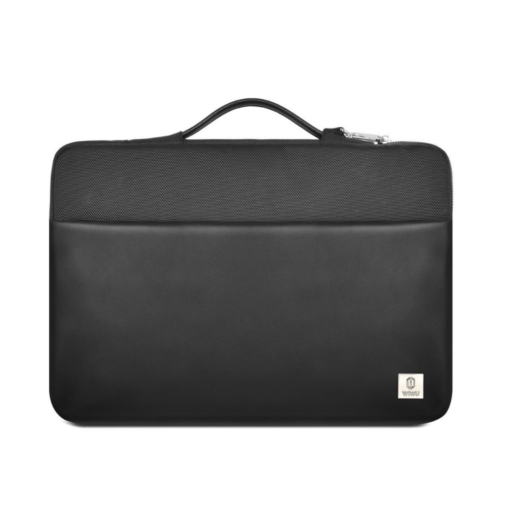 [Chính Hãng] Túi Xách Chống Sốc WIWU Hali Sleeve Bag Cho Laptop/ Macbook 14 16 Inch- Da PU Chống Nước, Lót Lông Siêu Nhẹ