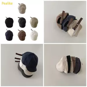 Pealike Mũ Bé Thời Trang Thiết Thực Mũ Màu Trơn Mũ Trẻ Em Thời Trang Mũ Trẻ Em Thoải Mái Mặc Mũ Cho Outdoo