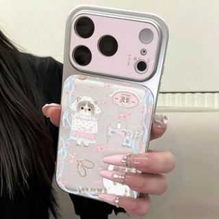 Phấn nền đáng yêu Đối với iPhone 17/16Pro Corning Shell Dán da đơn giản mới
