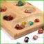 Bàn Cà Phê Trò Chơi Đá Châu Phi Di Động Có Thể Gập Lại Bảng Gỗ Thủy Tinh Mancala Bộ Đá Cẩm Thạch Di Động Trò Chơi saixit2vn
