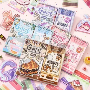Chiến Đấu Đậu Bảng Điều Khiển Trò Chơi Miếng Dán Sách Doudou Handmade Pixel Khảm Giáo Dục Tự Làm Đồ Chơi Sổ Tay Chất Liệu Tranh 4.24