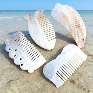 Tự Nhiên Vỏ Ngọc Trai Vỏ Lược Sáng Tạo Cạo Ban Vỏ Biển Du Lịch Thủ Công Quà Tặng Lưu Niệm 0424