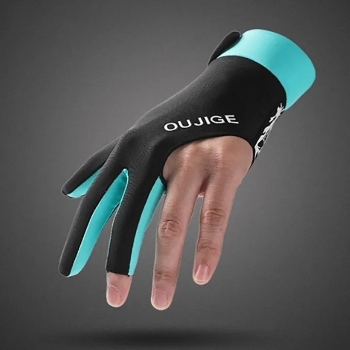 Găng tay bida cao cấp thoáng khí chống trơn hở ngón siêu nhẹ Ba ngón (3 ngón)