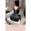 Ngọt Ngào Nguyên Chất Desire Phong Cách Sling Váy Ngủ Ice Silk Gợi Cảm Mỏng Phong Cách Gạc Bộ Đồ Ngủ Ren Cao Cấp Chấm Bi Loungewear