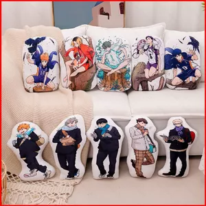 ST2 Haikyuu Sang Trọng Gối Shoyo Kageyama Tooru Tsukishima Kenma Búp Bê Đồ Chơi Dành Cho Trẻ Em Trang Trí Nhà Đệm GIft Cho Trẻ Em TS