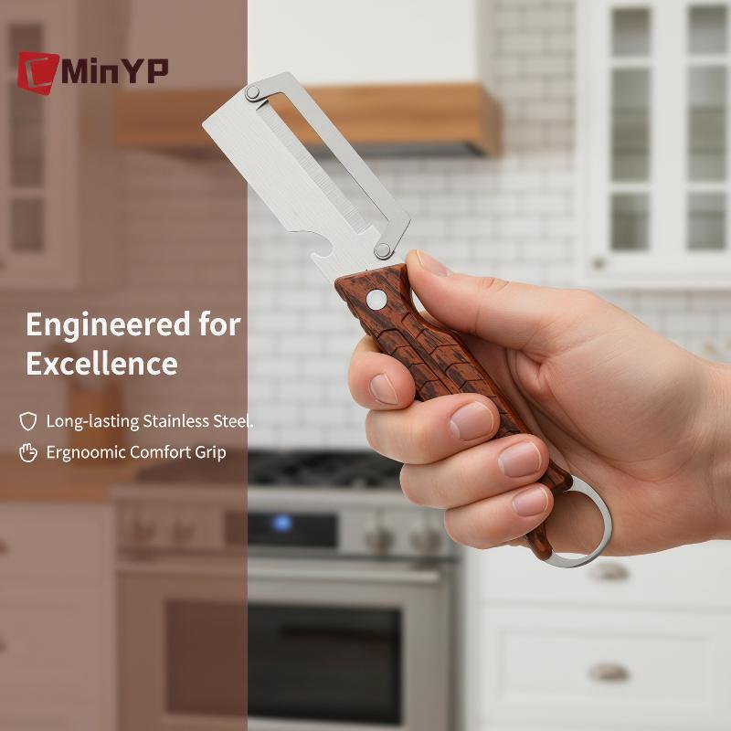 CMinYP Máy gọt vỏ rau đa chức năng Thép không gỉ siêu sắc bén des cho Qui và Nhà bếp dễ dàng Nấu rau Cắt lát vinh quang