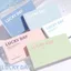 Máy tính xách tay Mini GETVOW, 64 trang Notepad ngang, Flip Up Bìa cứng Sách từ vựng để chạy xuống từ vựng Danh sách việc cần làm hàng ngày