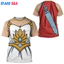Anime She-Ra và He-Man Hoodie 3D In Hình, Áo Thun Tay Ngắn Cho Cả Nam và Nữ