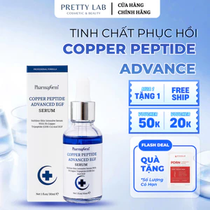 Tinh Chất Pharmaform Copper Peptide Advance Serum with 1% GHK-Cu & 100ppm EGF Phục Hồi, Dưỡng Mịn Da 30 ml