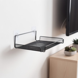 Kệ Bộ Định Tuyến Treo Tường Thép Carbon Giá Đỡ WiFi Hộp Tivi Người Tổ Chức Khoan Giá Để Đồ Gia Đình Miễn Phí