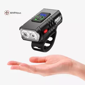 Đèn LED xe đạp phía trước chống nước, tiện lợi cho ban đêm