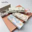 AqToCna Hộp kính mắt in hoa di động, nắp từ, bảo quản kính mát, chống bụi thời trang nữ/nữ