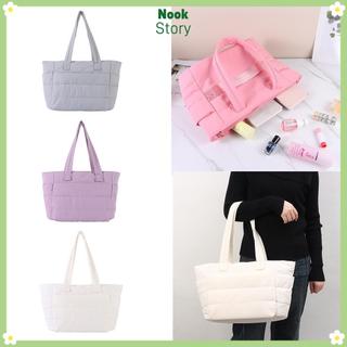 [Giao hàng từ Việt Nam] Túi xách nữ NOOKSTORY, Túi Tote sức chứa lớn, Túi mẹ thông thường thời trang dành cho công sở du lịch Cửa hàng phòng tập thể dục bãi biển