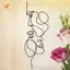 Nghệ thuật treo tường bằng kim loại Mặt tối giản Đường treo tường Trang trí điêu khắc tường sắt trừu tượng Trang trí Bắc Âu, Dễ dàng lắp đặt A
