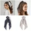 IFASIN Chấm Bi Voan Scrunchies, Dây Buộc Tóc Co Giãn Thông Thường Phong Cách Dễ Thương, Quà Tặng Thiết Kế Nơ Thanh Lịch Dây Buộc Tóc Nữ Mặc Hàng Ngày