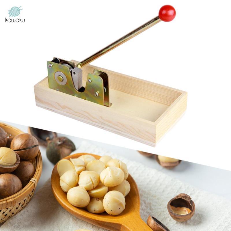 Dụng cụ tách hạt macadamia, kìm mở quả óc chó, hạt dẻ pecan công suất lớn, phù hợp cho người yêu thích hạt, làm bánh, nấu ăn