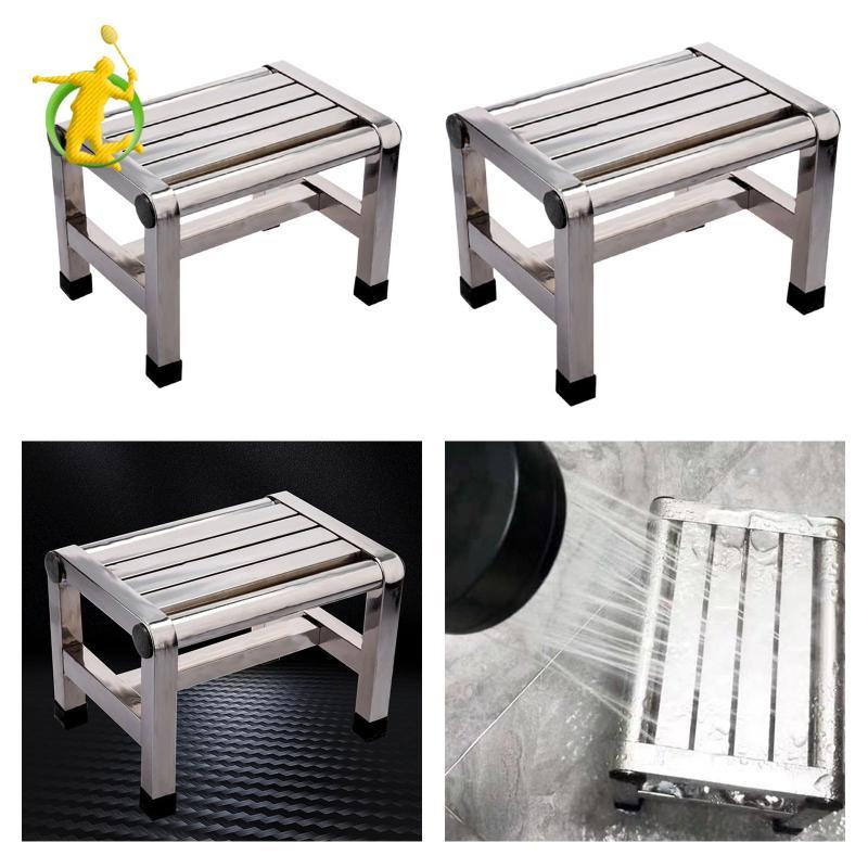 Ghế Thay Giày Inox Chống Va Chạm Góc Phân Cho Phòng Tắm Ghế Tắm Người Lớn Trẻ Em Tắm Thiết Kế Hiện Đại