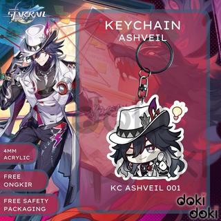 DOKIDOKI GANTUNGAN KUNCI KEYCHAIN ANAXA HONKAI STAR RAIL - KC ASHVEIL 001