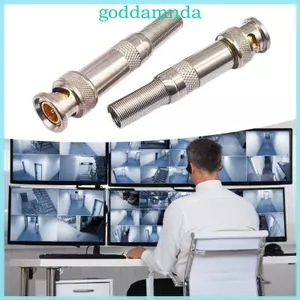 Phụ kiện dây giám sát an ninh GODD BNC Phần cứng hàn Máy ảnh nam